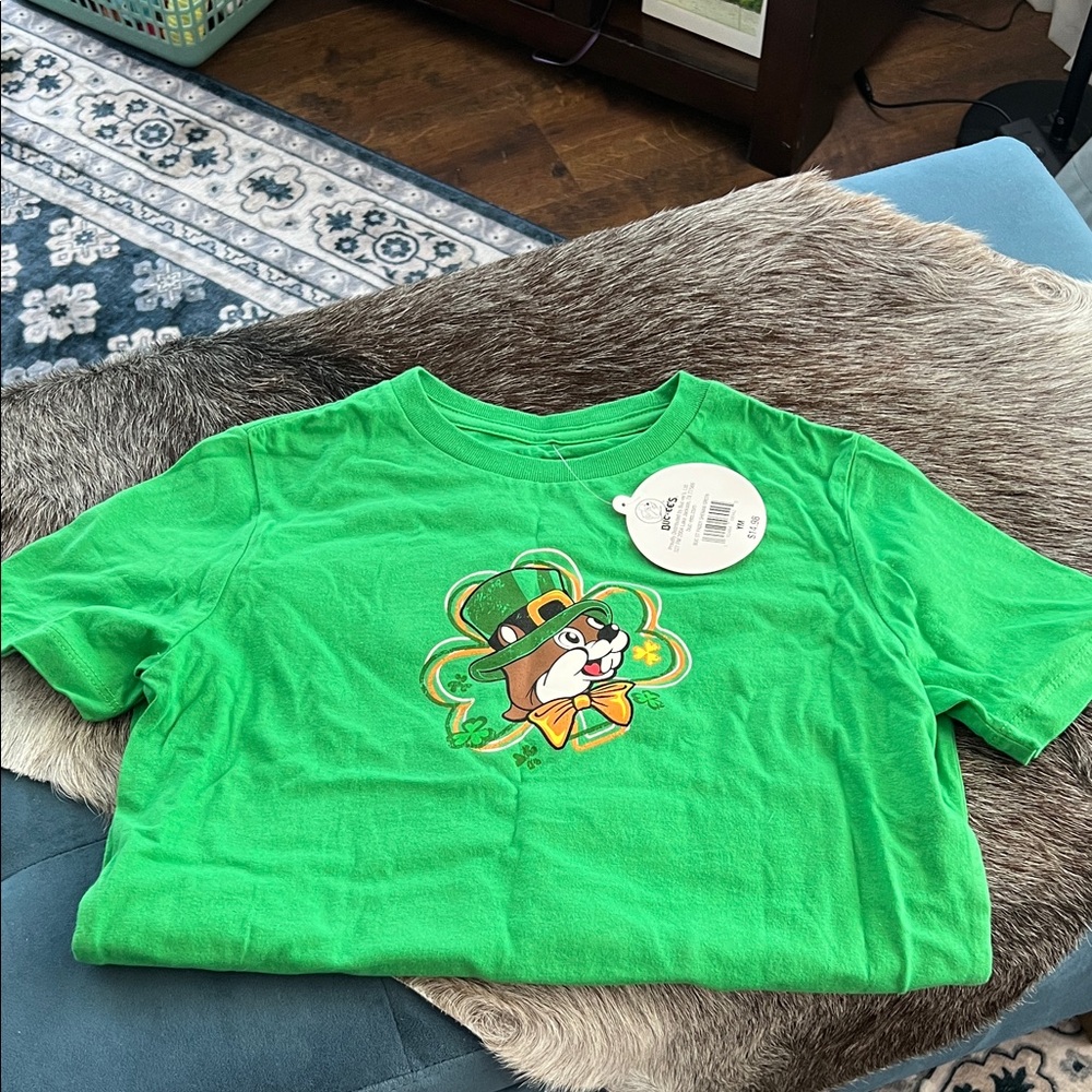 Vibrant St. Pat’s Buc-ees Kids' T-Shirt